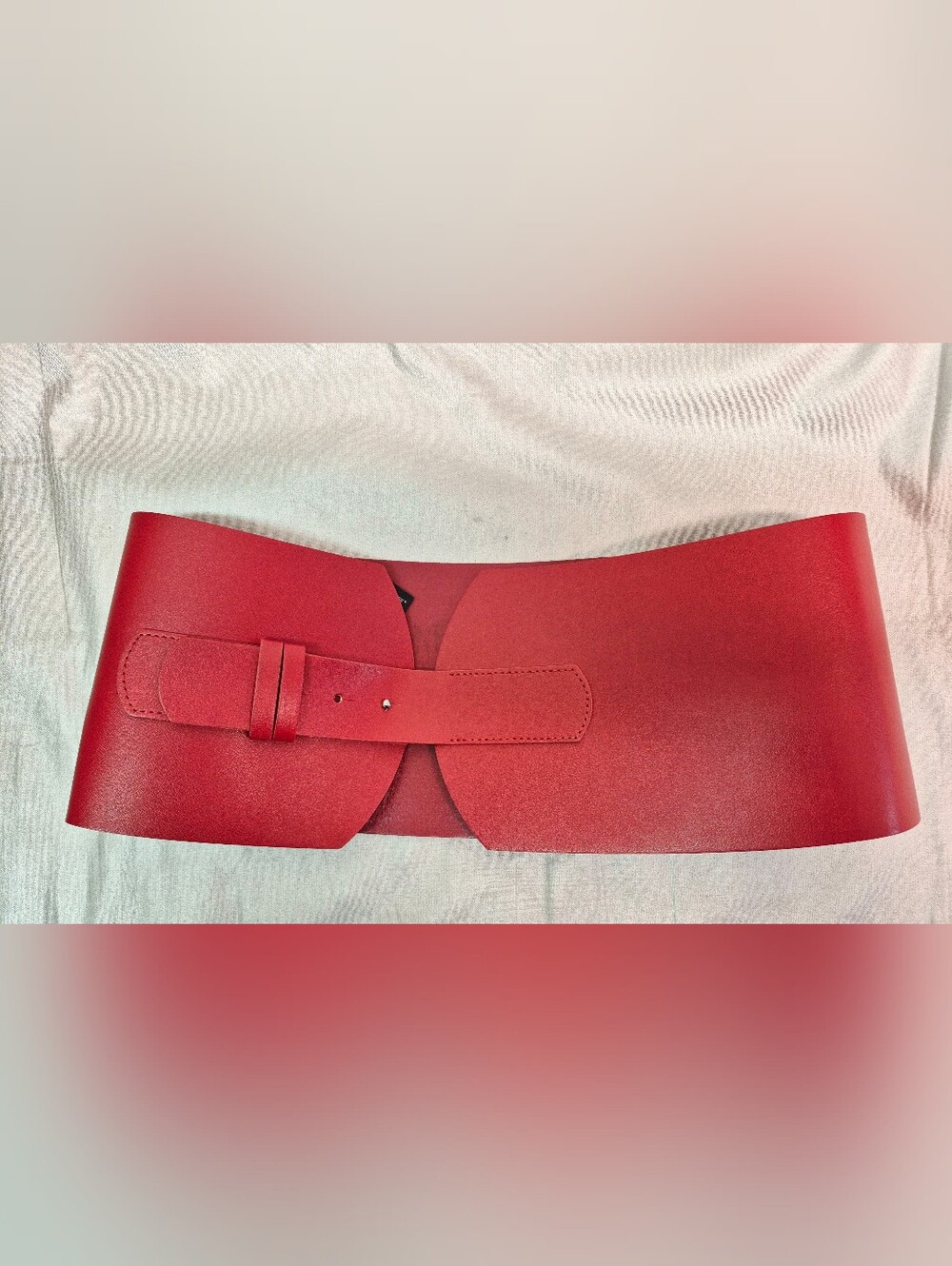 Zara Red Belt Size 90
